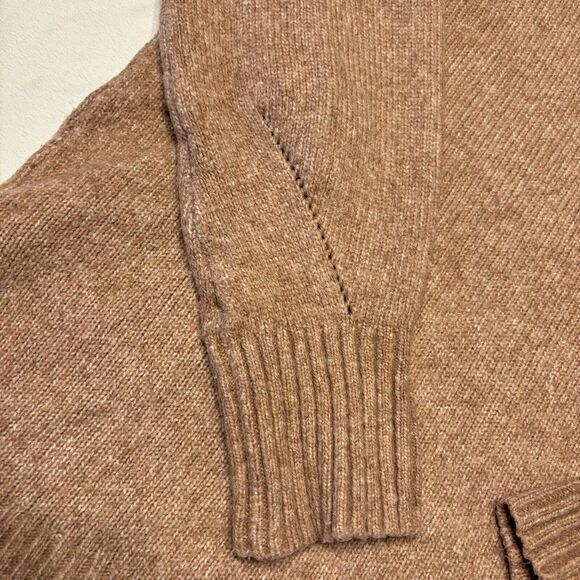 Calvin Klein Pullover Sweater Womens M Pink Soft Knit Long Sleeve High‎ Low Hem - Picture 2 of 4